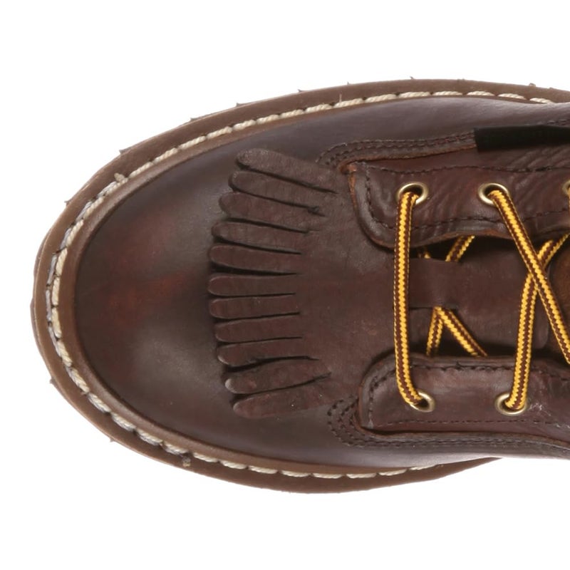 Georgia Boot Steel Toe Waterproof Logger Boot, Chocolate, Size 10(M) - Image 4
